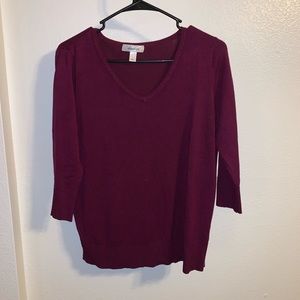 Quarter sleeve top